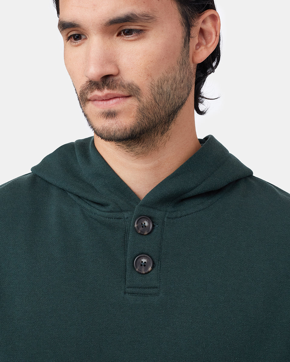 Treefleece 1/4 Button Hoodie - Image 2