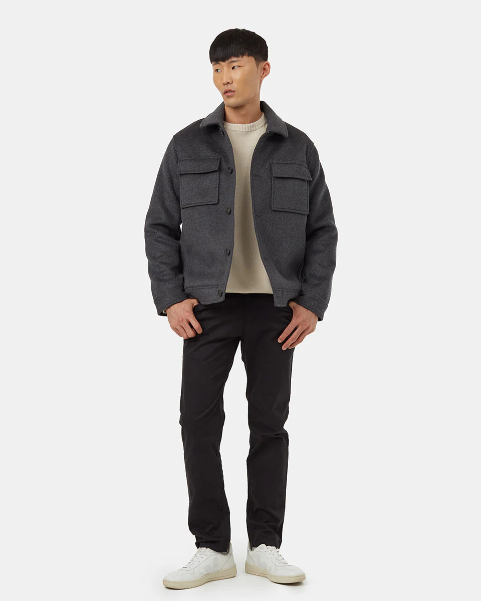 Wool Button Down Shacket - Image 2