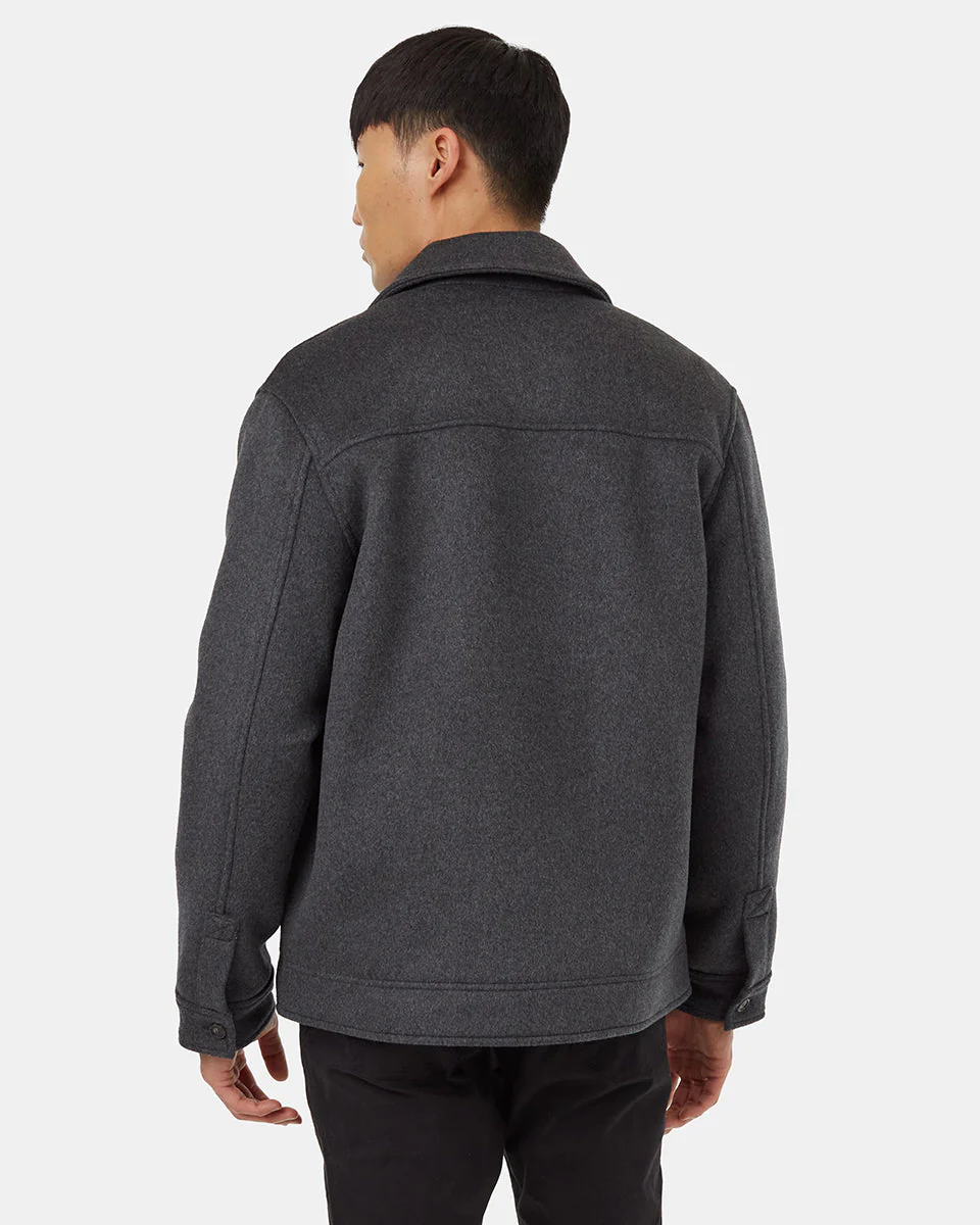 Wool Button Down Shacket - Image 3