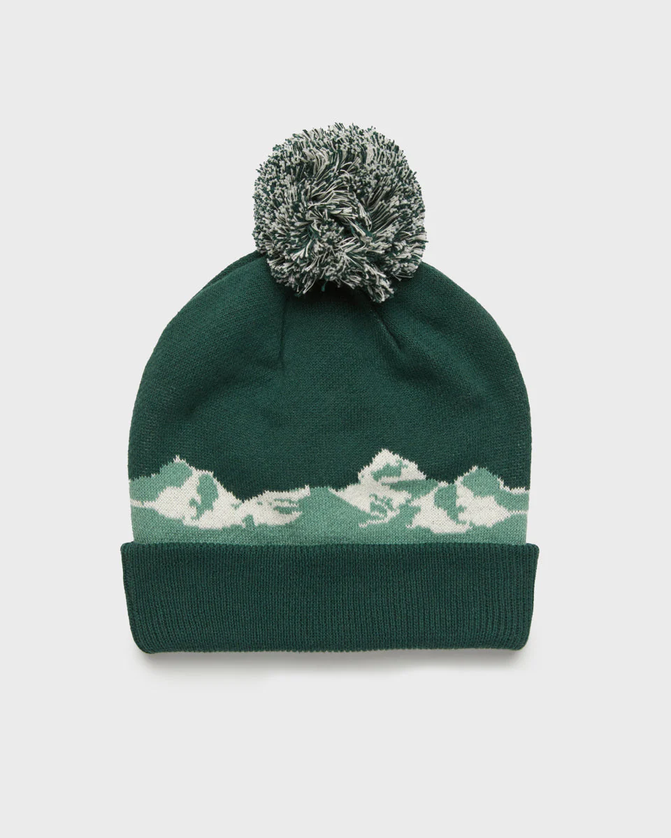 Mountain Scenic Pom Beanie - Image 2