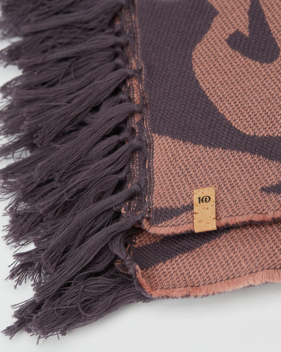 Organic Cotton Vintage Jungle Beach Blanket - Image 2