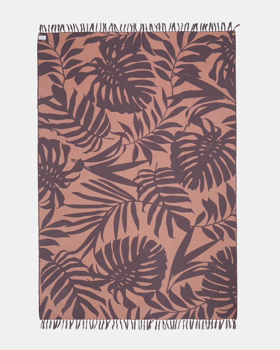 Organic Cotton Vintage Jungle Beach Blanket - Image 4