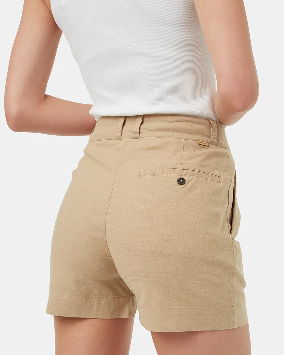 Pleated High Waisted Shorts - Image 5
