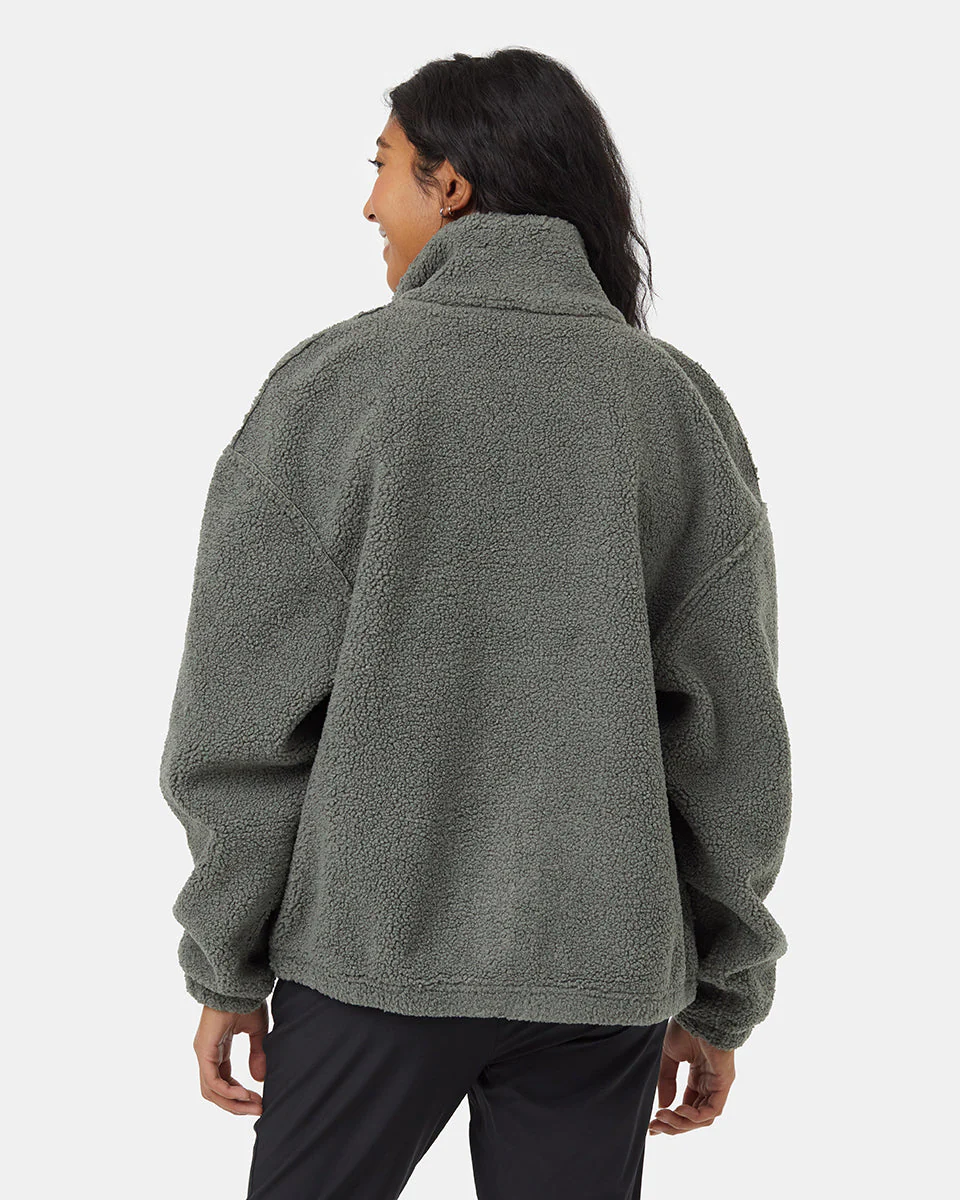 Recycled Boucle Reversible Full Zip - Image 3