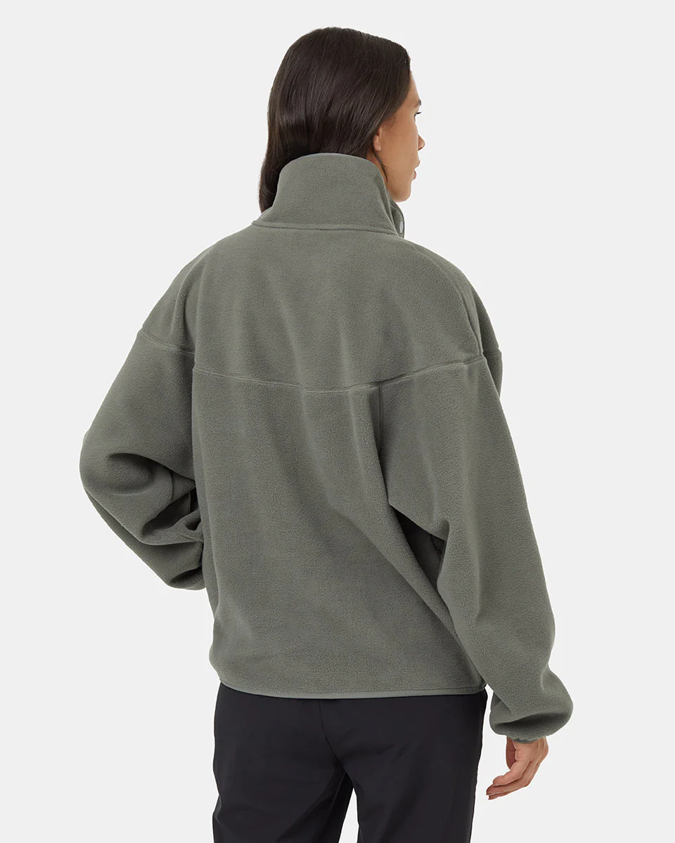 Recycled MicroFleece 1/4 Snap - Image 3