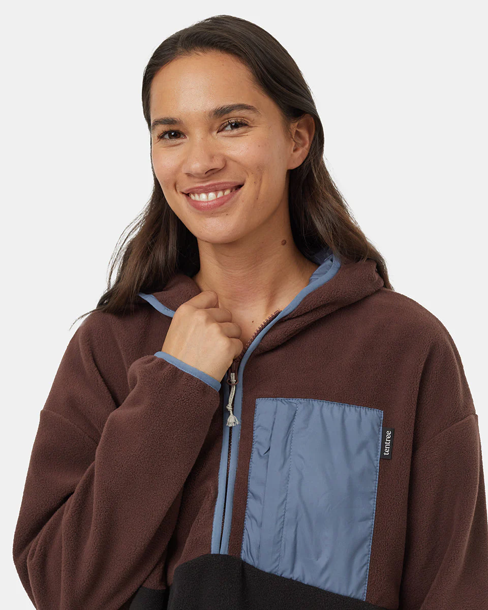 Recycled MicroFleece Contrast 1/4 Zip - Image 4