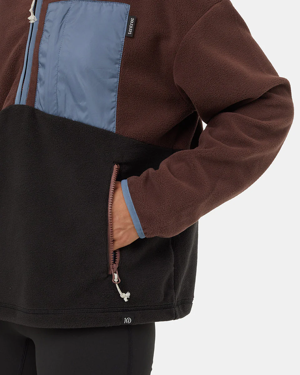 Recycled MicroFleece Contrast 1/4 Zip - Image 5