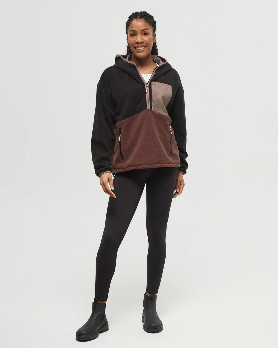 Recycled MicroFleece Contrast 1/4 Zip - Image 2