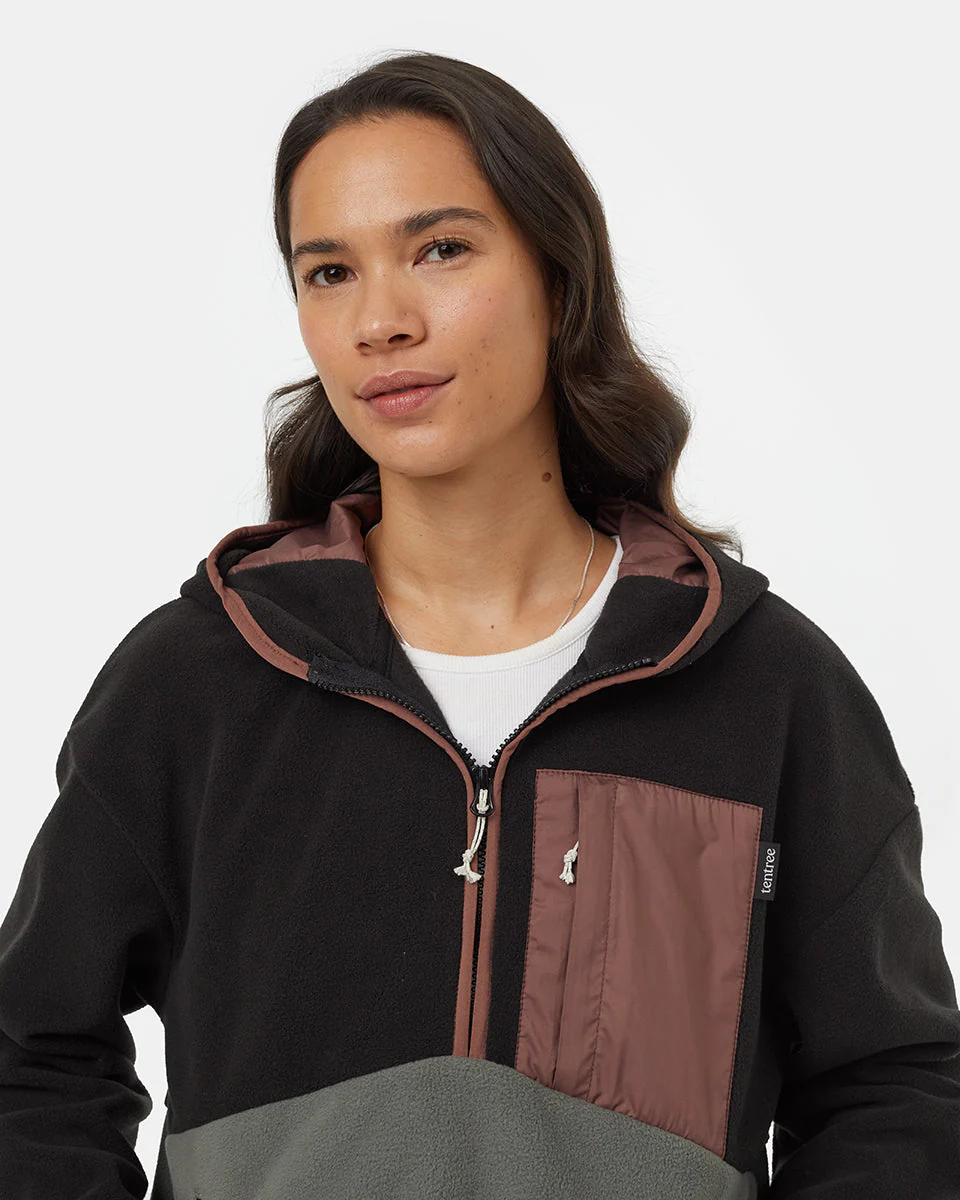 Recycled MicroFleece Contrast 1/4 Zip - Image 4