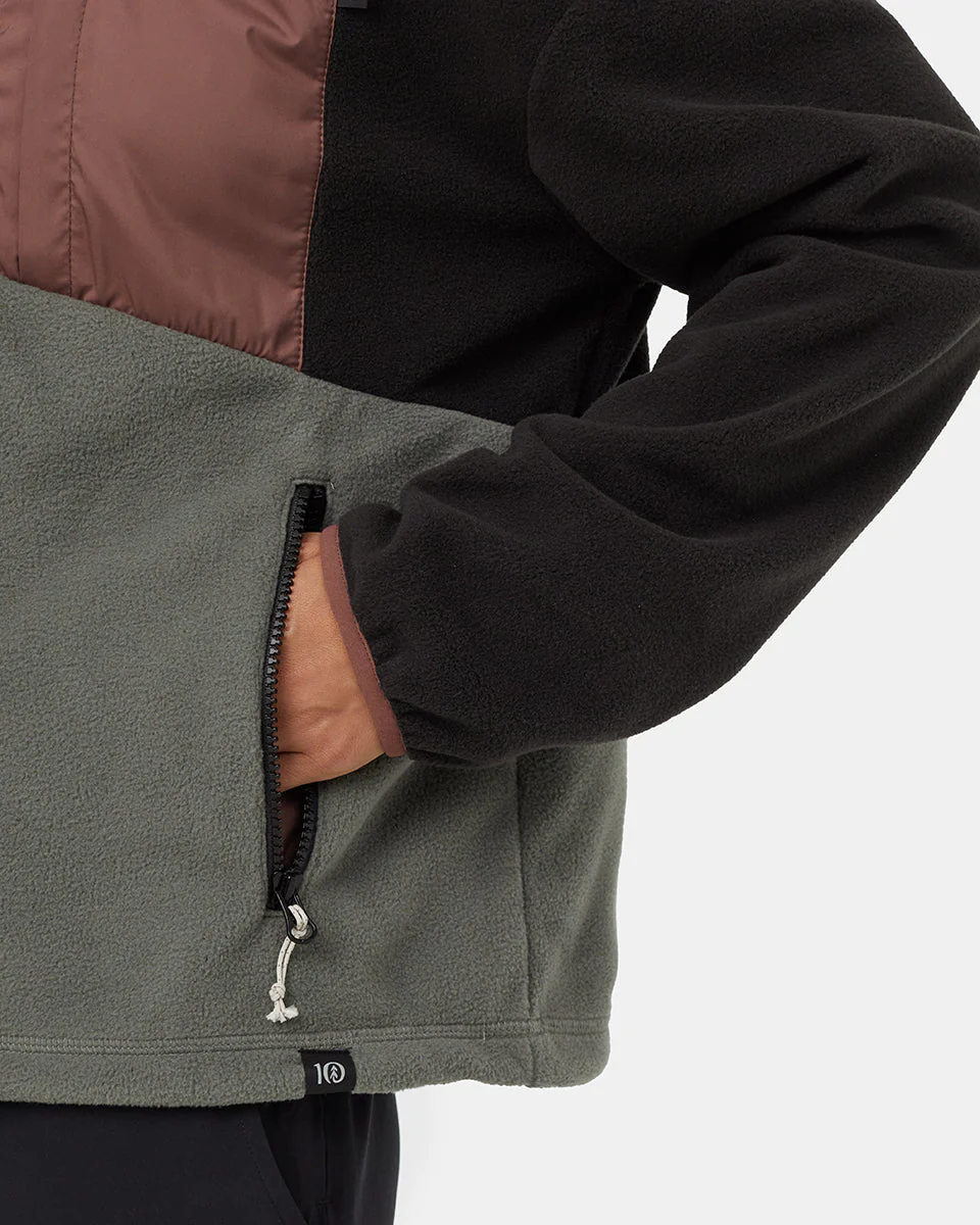 Recycled MicroFleece Contrast 1/4 Zip - Image 5
