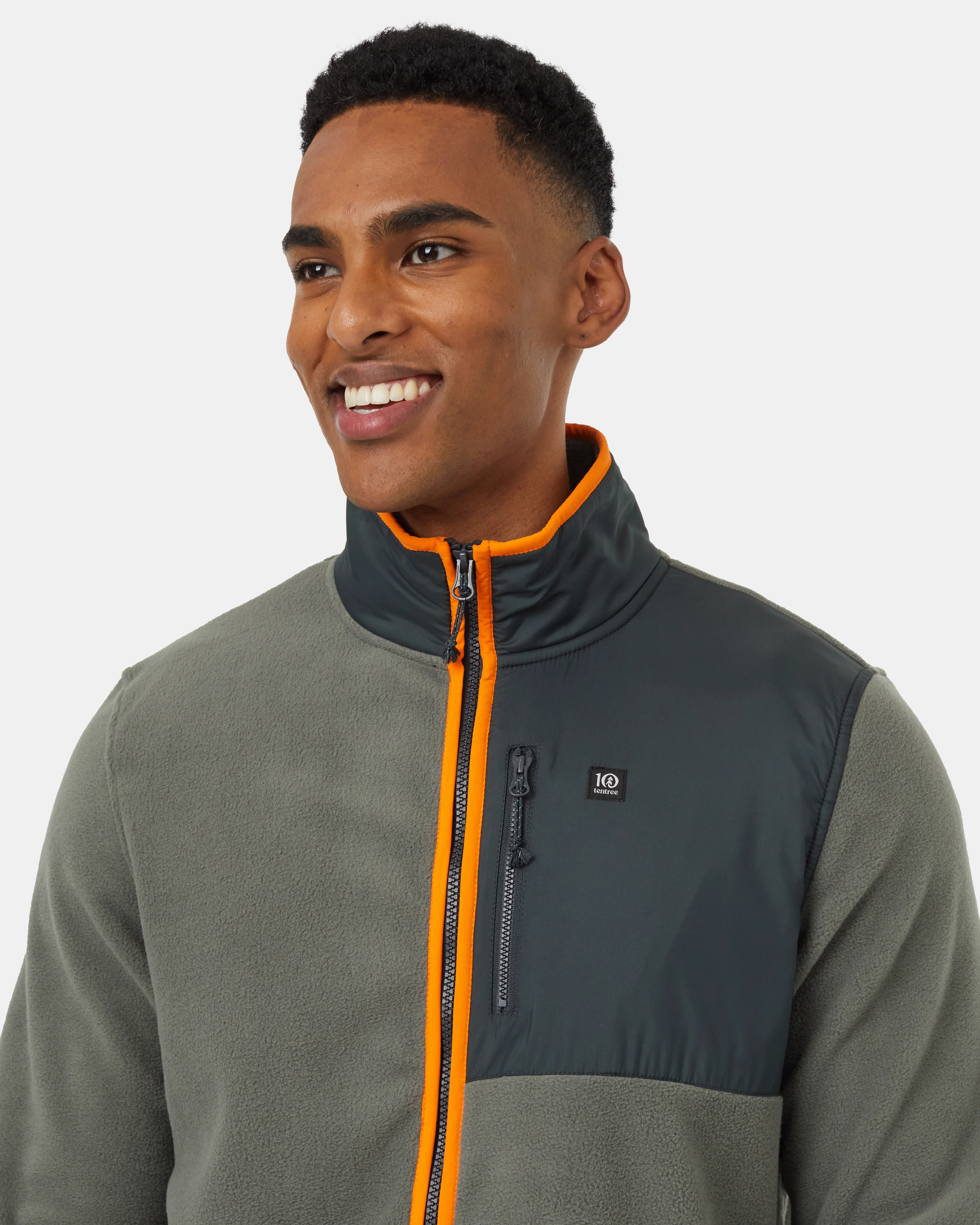 Recycled MicroFleece Contrast Full Zip - Image 4