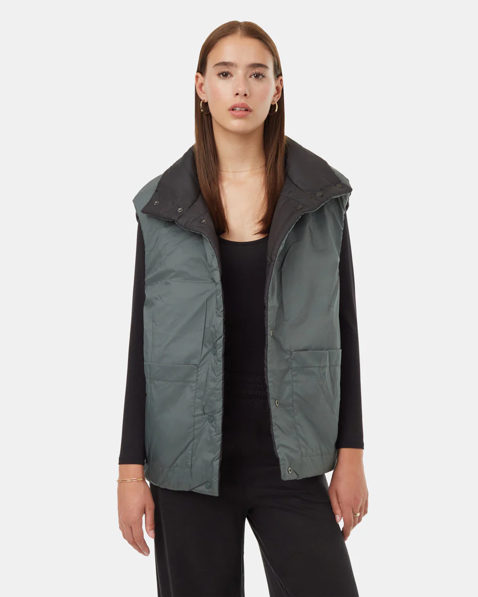 Reversible Cloud Shell Oversized Vest - Image 2