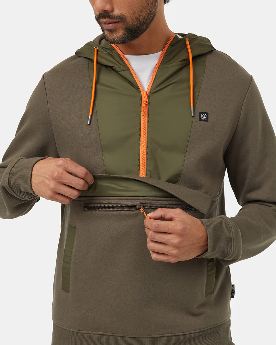 SeaFleece Contrast Anorak Hoodie - Image 5