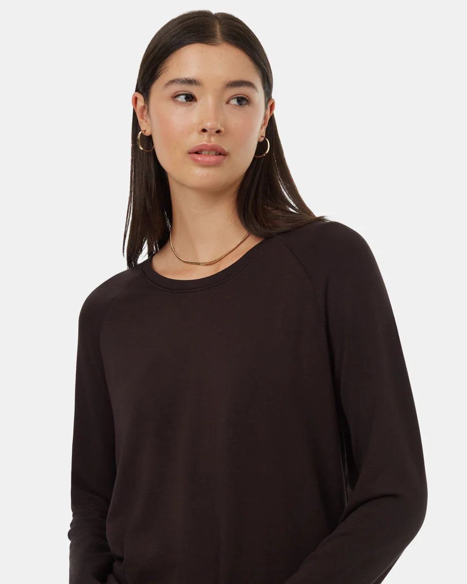 Soft EcoTerry Shirttail Crew - Image 4