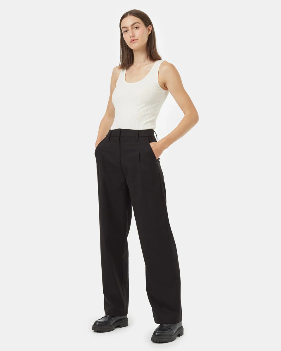 Soft EcoTwill Pleat Front Pant - Image 2