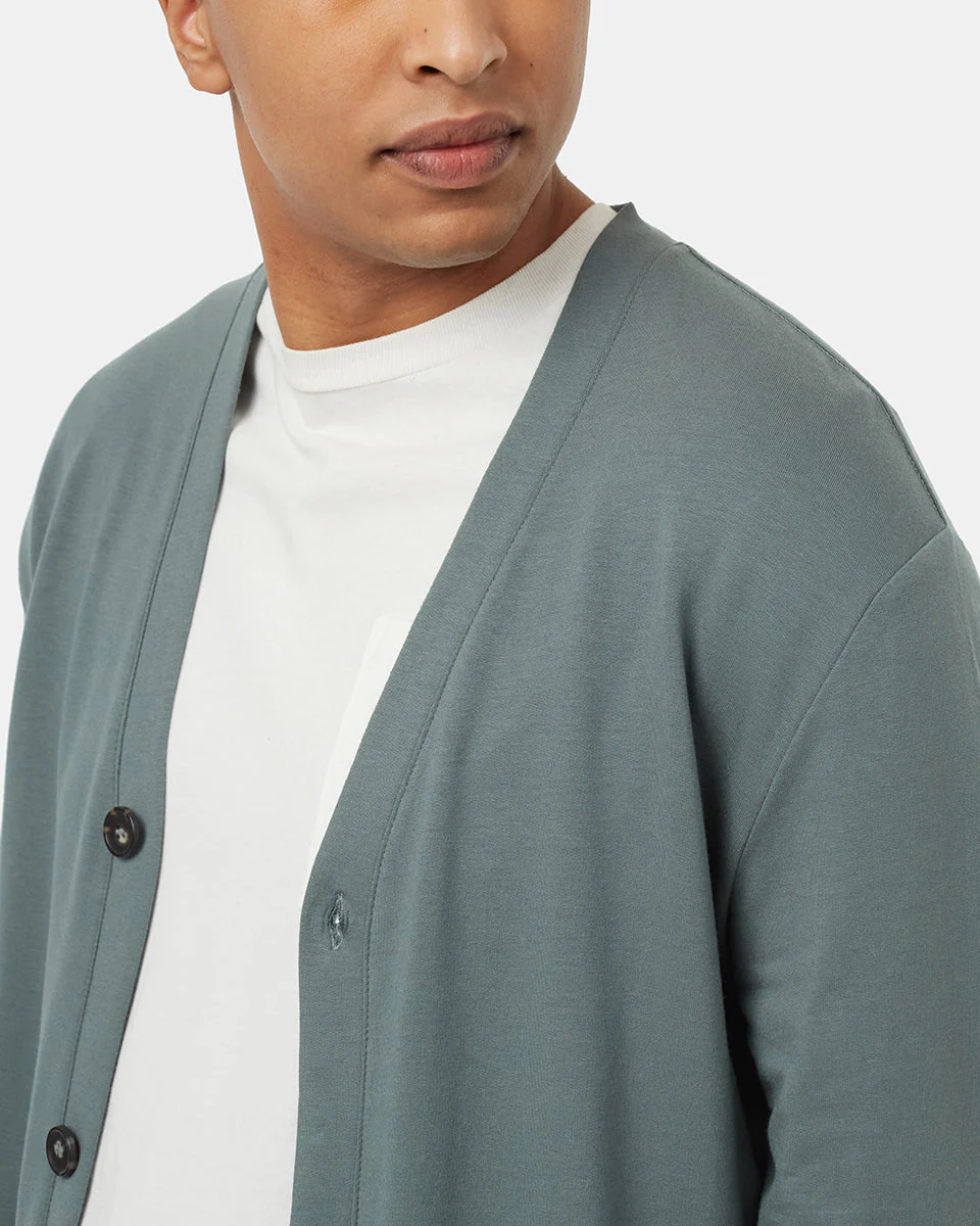 SoftTerry Light Button Front Cardigan - Image 4