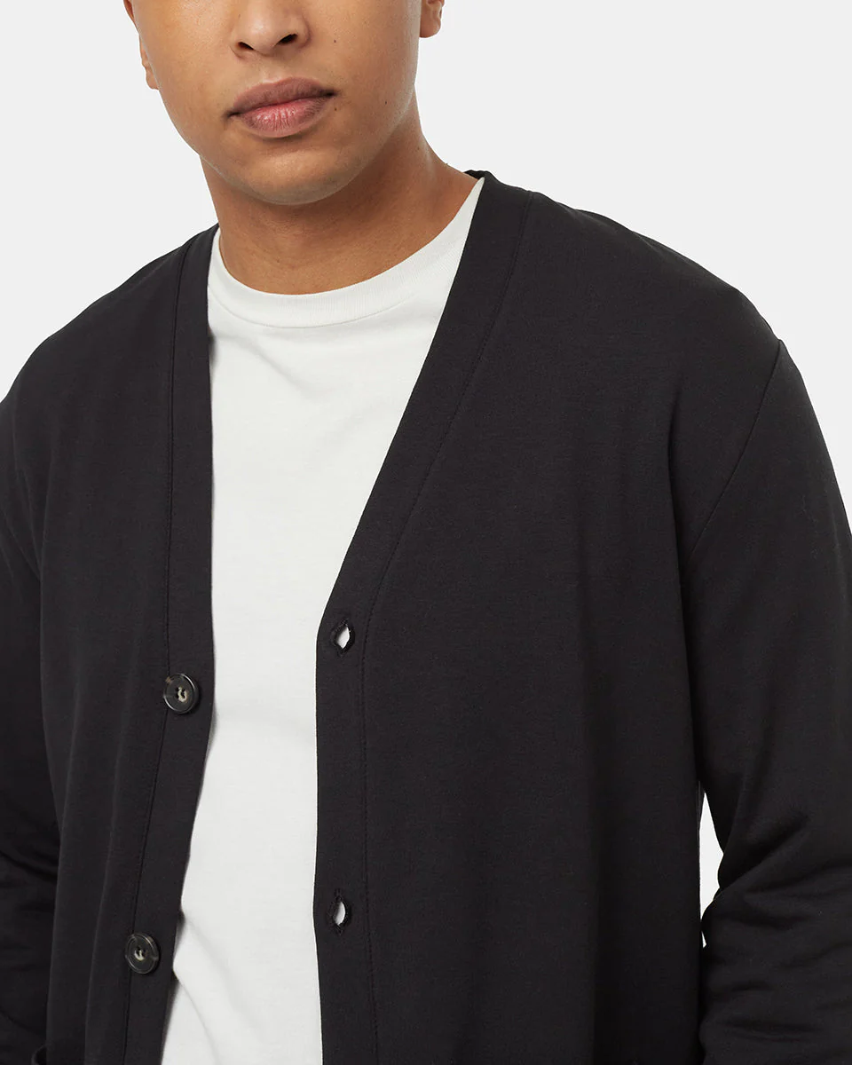 SoftTerry Light Button Front Cardigan - Image 4