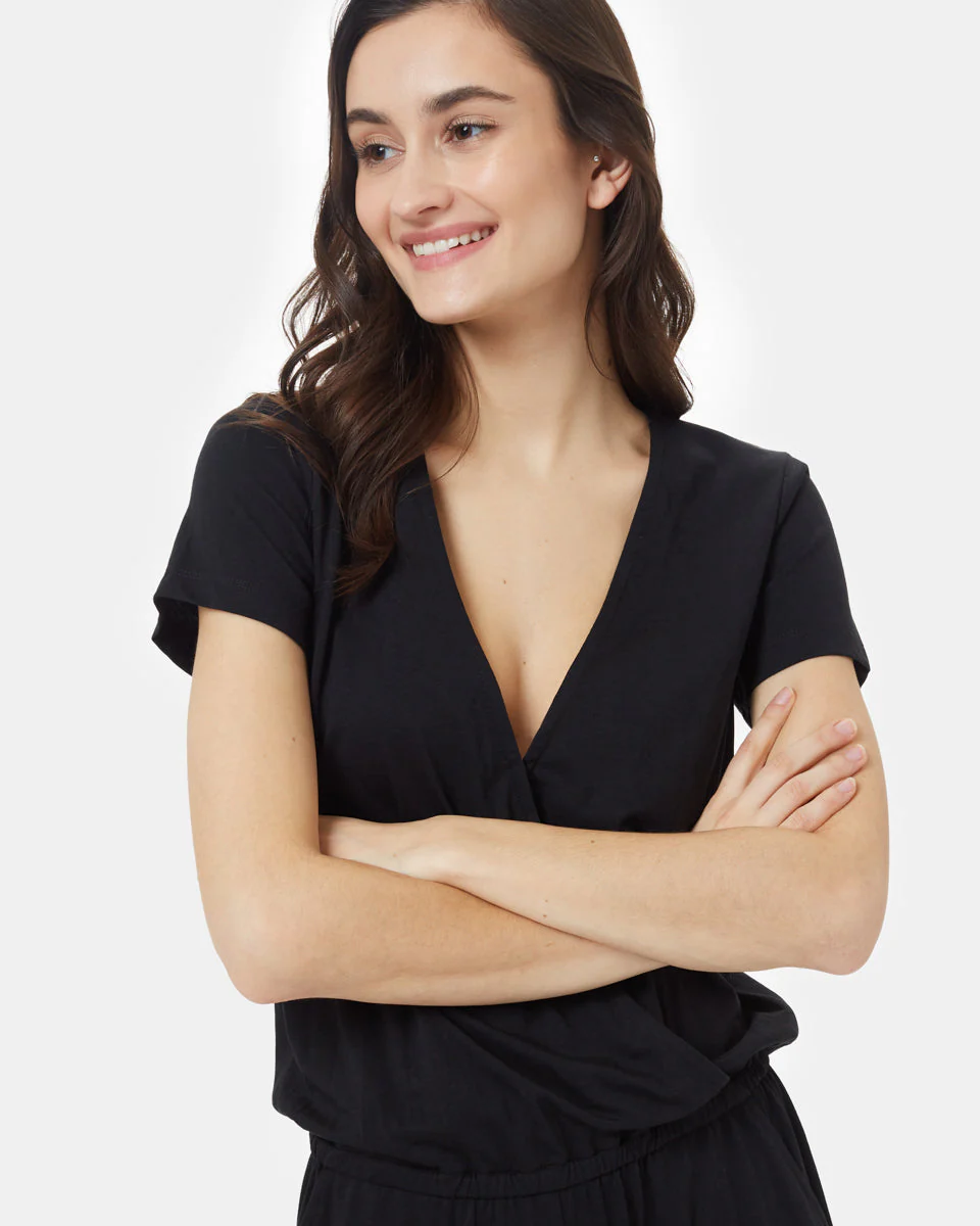 Blakely Shortsleeve Knit Jumpsuit - Image 3