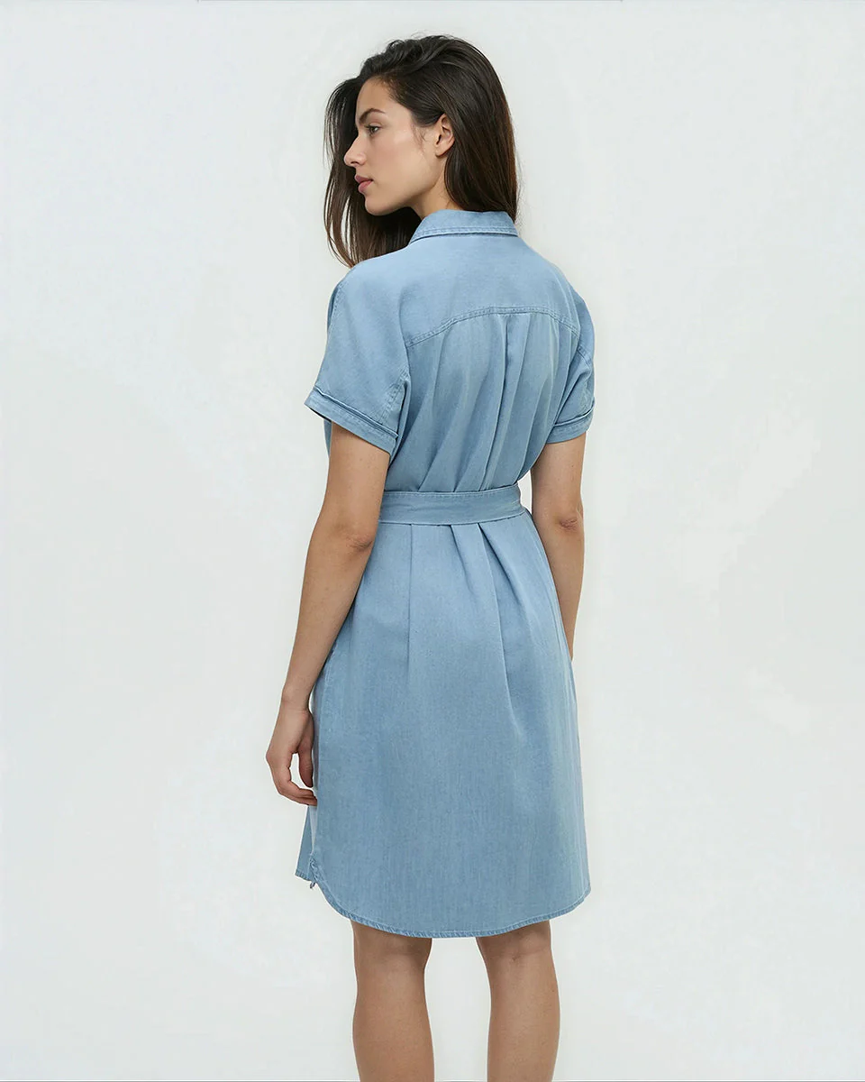 Denim Tern Dress - Image 4