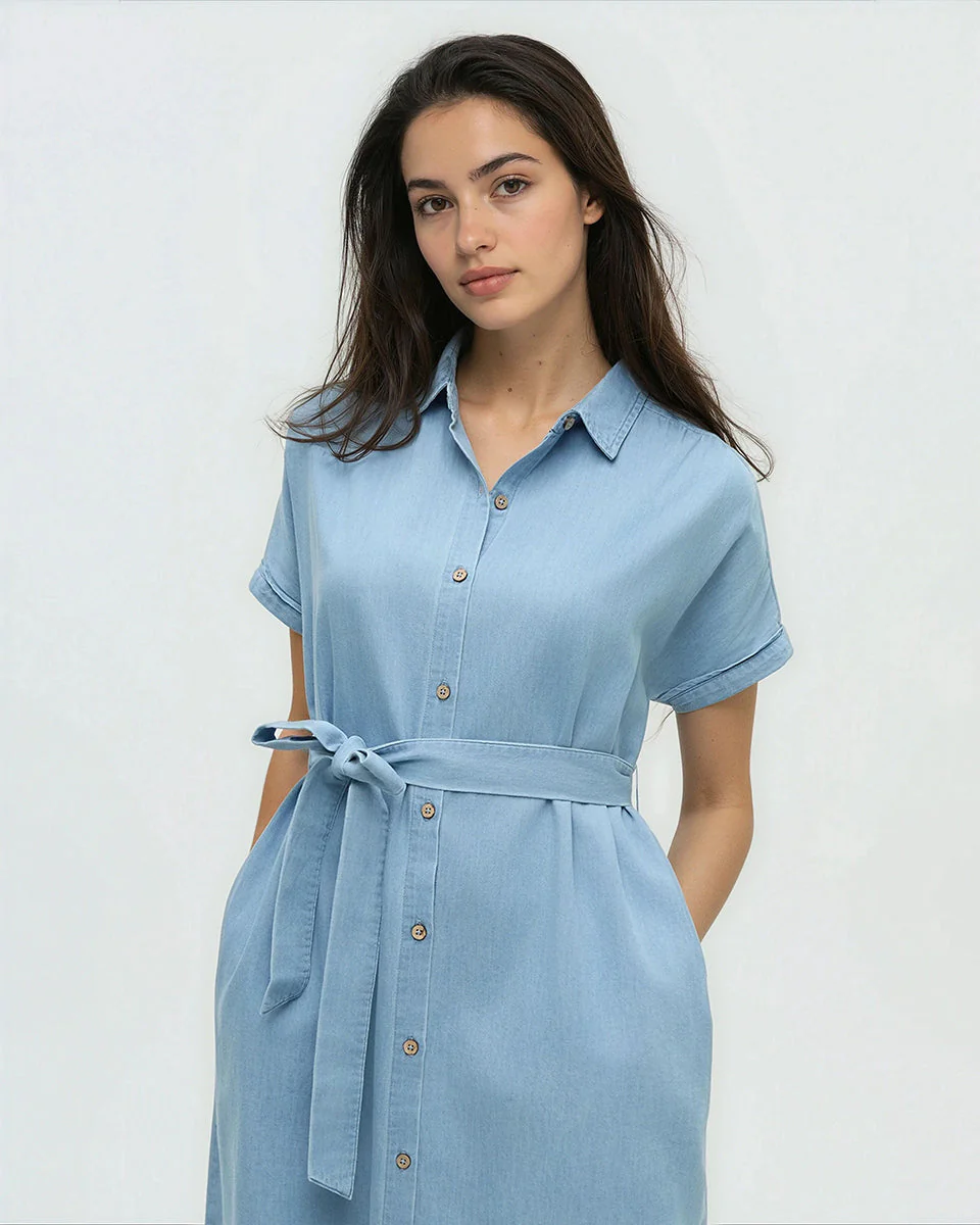 Denim Tern Dress - Image 5