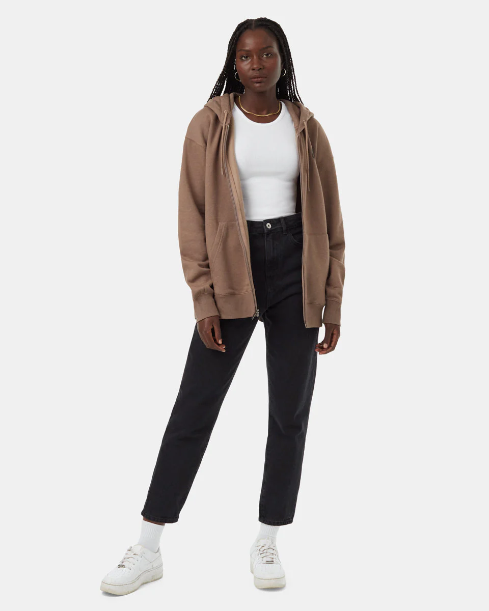 Tree Species Oversized Zip Hoodie - Image 3