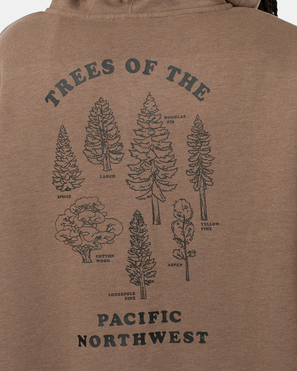 Tree Species Oversized Zip Hoodie - Image 7