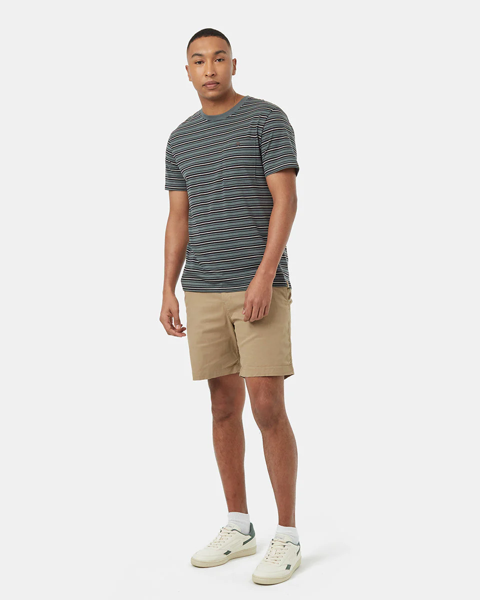 TreeBlend Stripe Button Pocket T-Shirt - Image 2