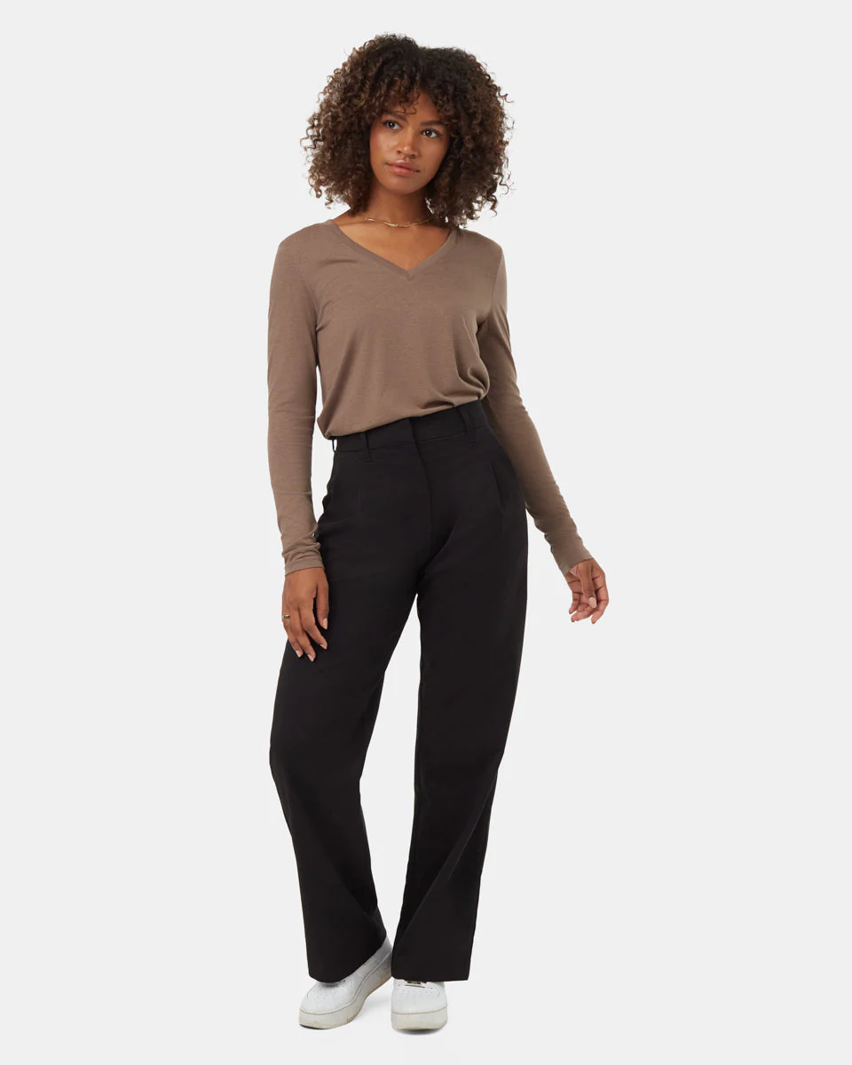 TreeBlend V-Neck Longsleeve T-Shirt - Image 2