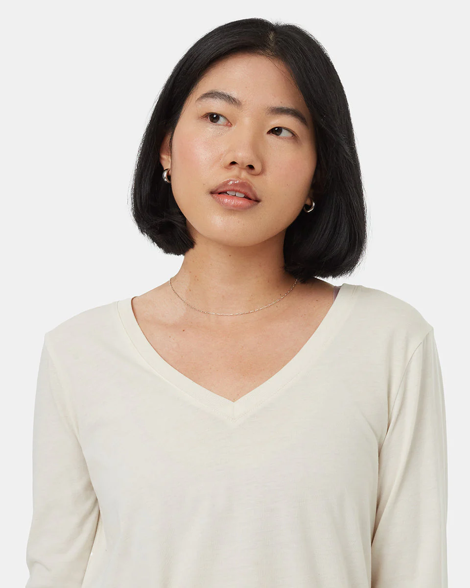 TreeBlend V-Neck Longsleeve T-Shirt - Image 4