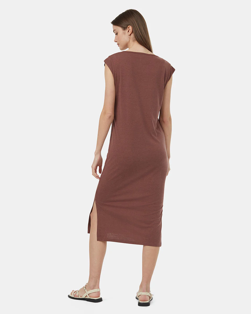 TreeBlend V-Neck Midi Dress - Image 2