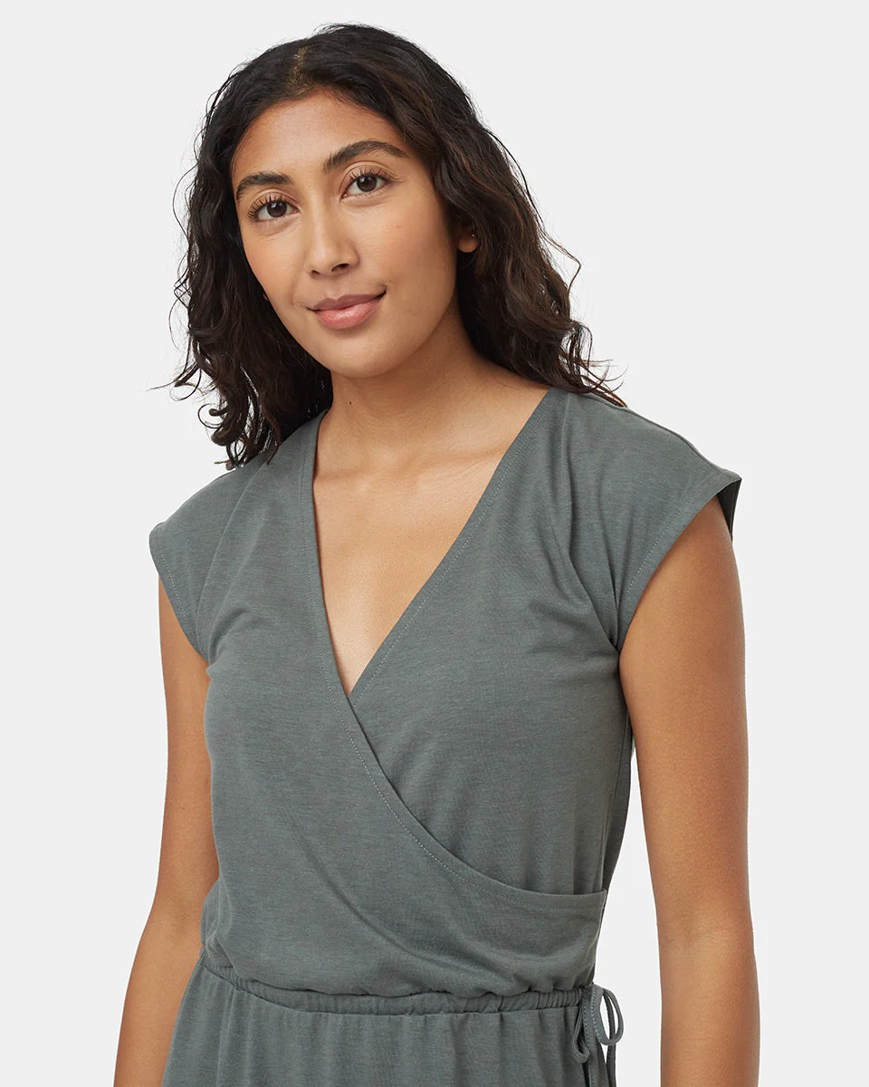 TreeBlend Wrap Front Dress - Image 4