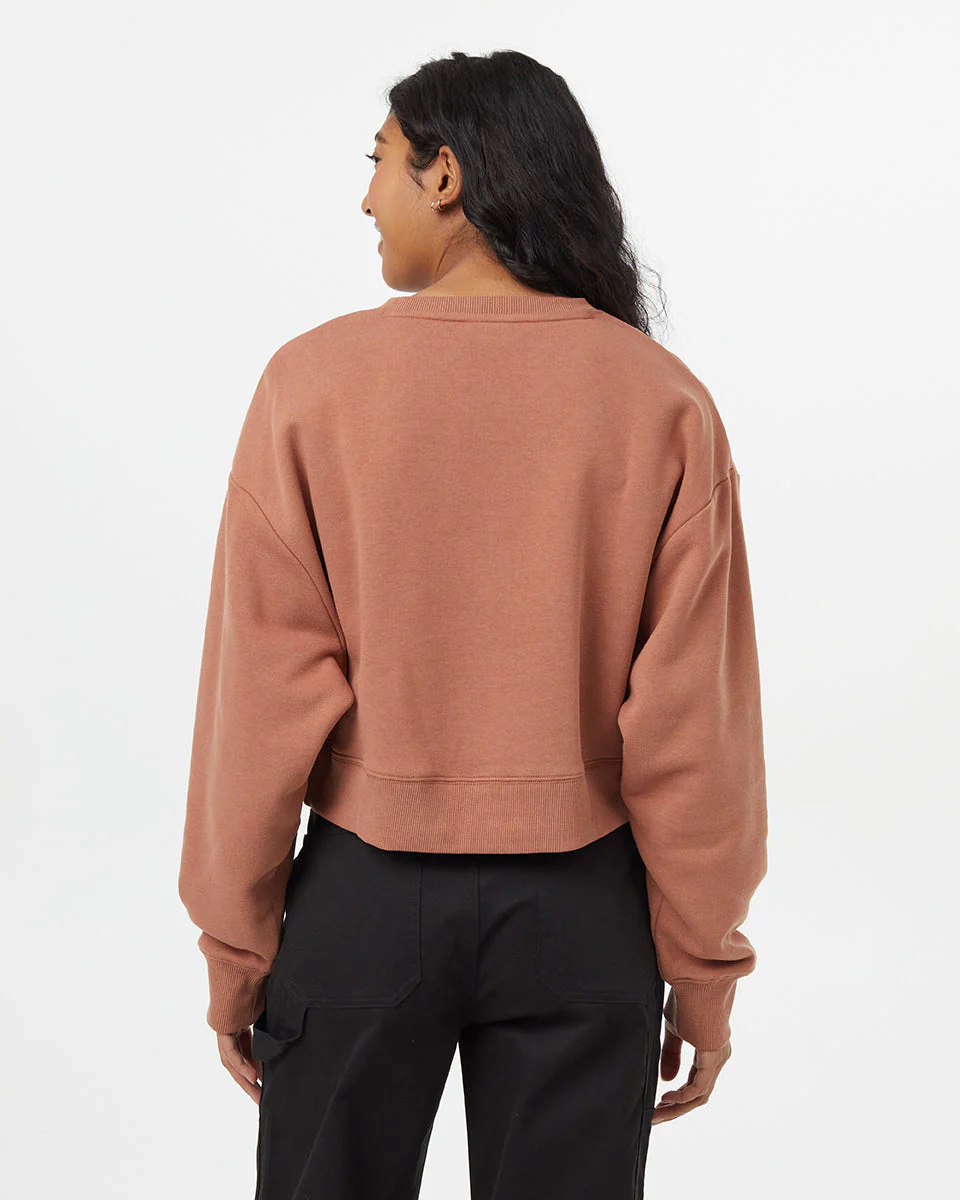 TreeFleece Oversized Cropped Crew - Image 2