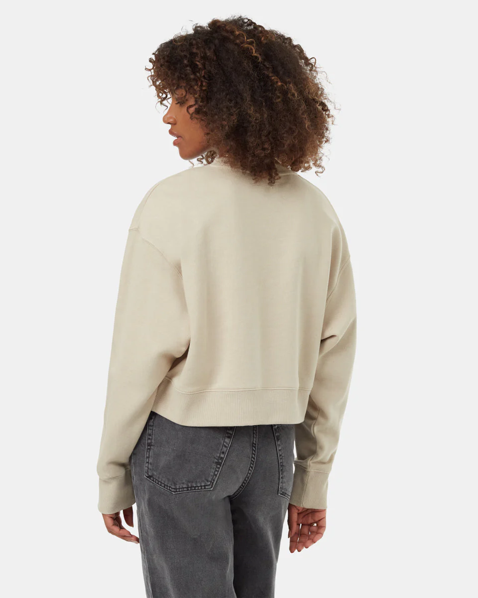 TreeFleece Oversized Cropped Crew - Image 3