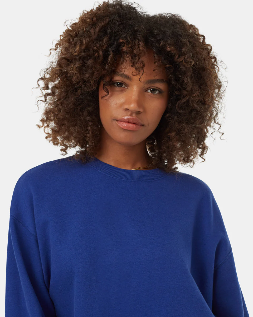 TreeFleece Oversized Cropped Crew - Image 4