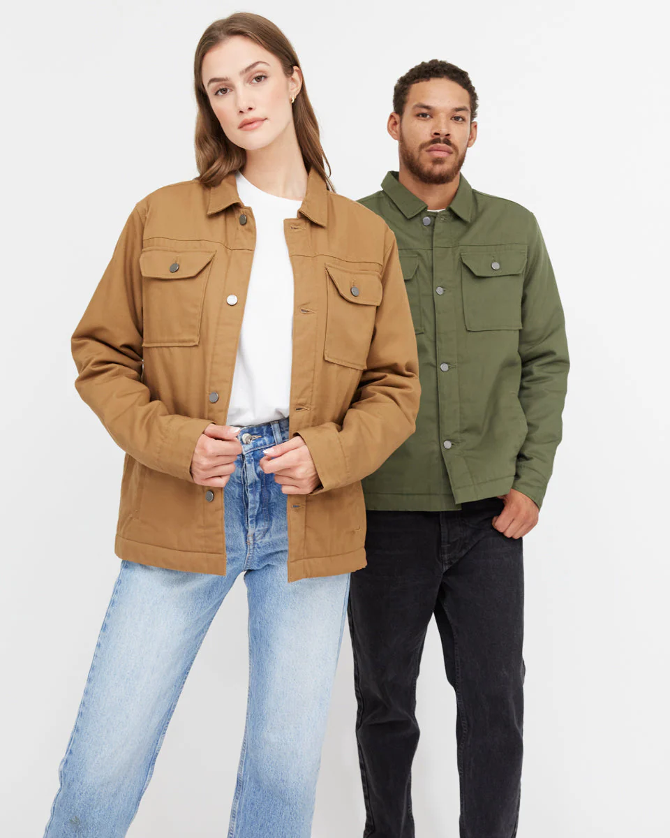 Treeline Canvas Unisex Jacket - Image 2