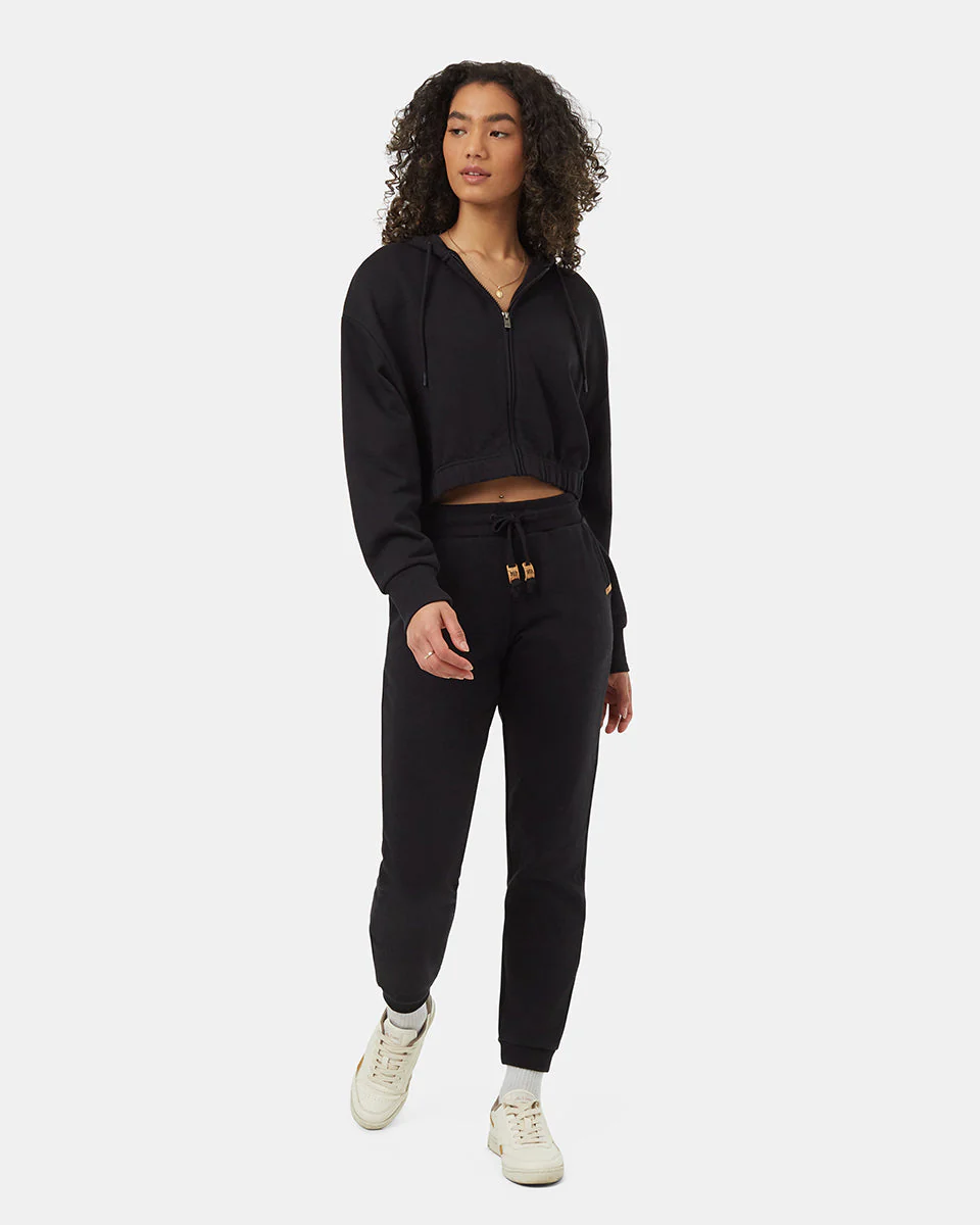 TreeTerry Oversized Cropped Zip Hoodie - Image 2