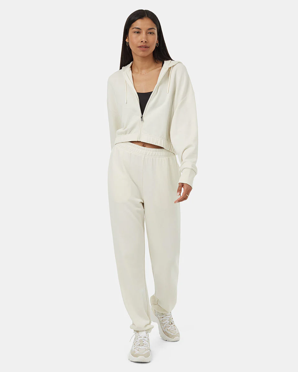 TreeTerry Oversized Cropped Zip Hoodie - Image 2