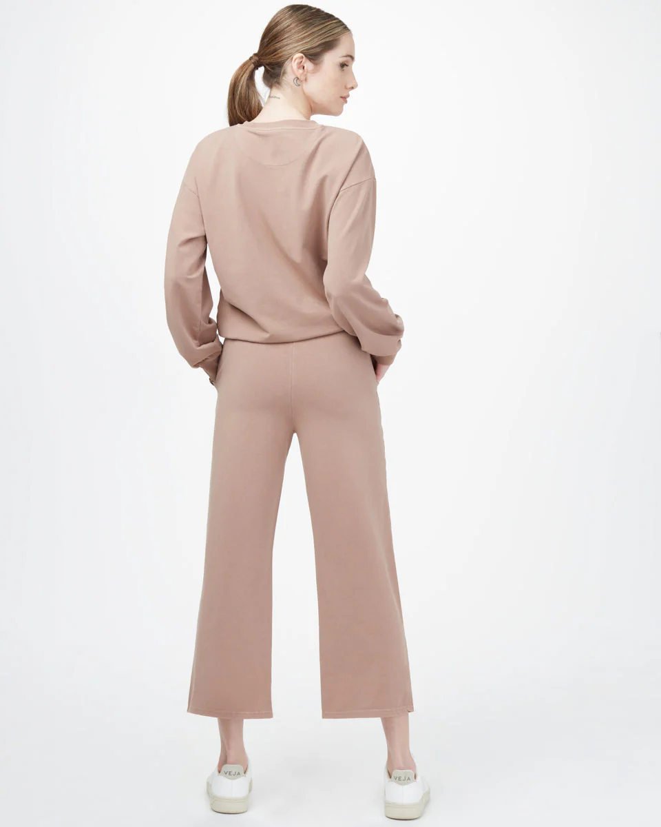 French Terry Wide Leg Sweatpant - Image 3
