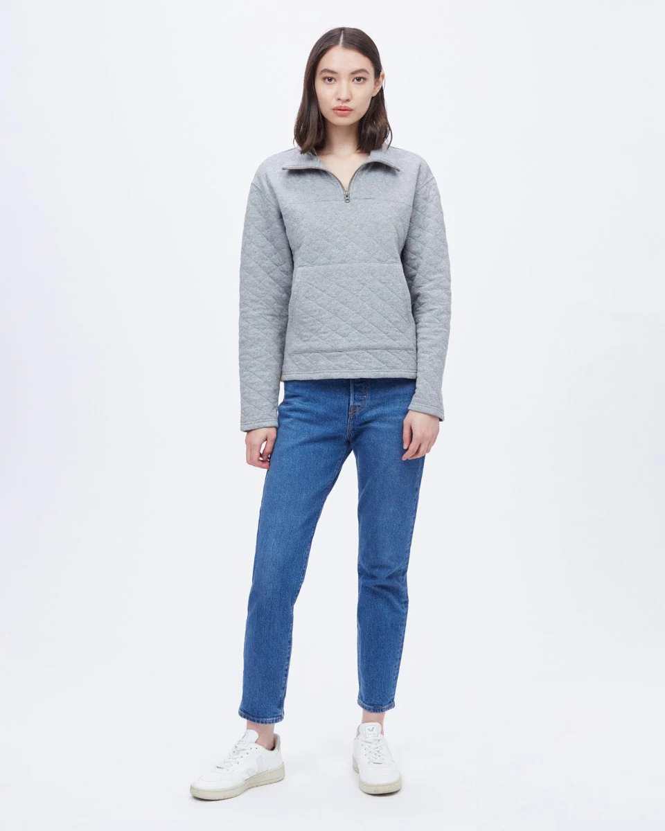 1/4 Zip Quilted Fleece - Image 5