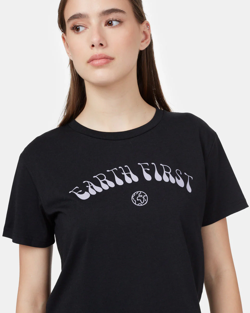 Earth First Cropped T-Shirt - Image 4