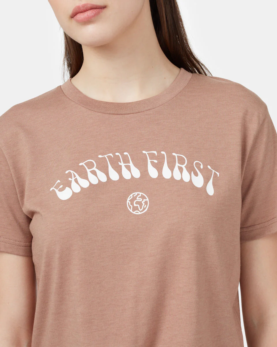 Earth First Cropped T-Shirt - Image 4