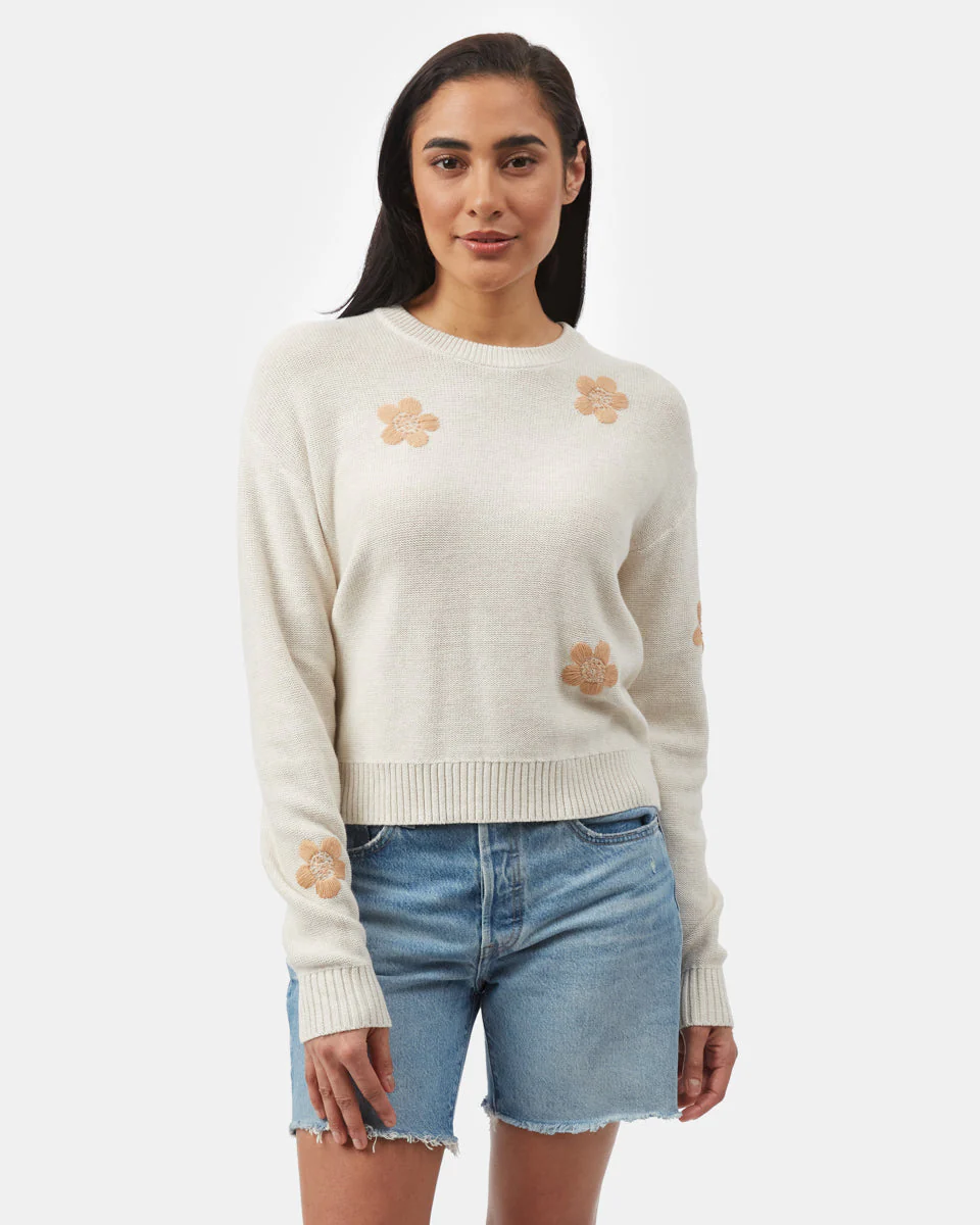 Embroidered Crew Sweater - Image 2