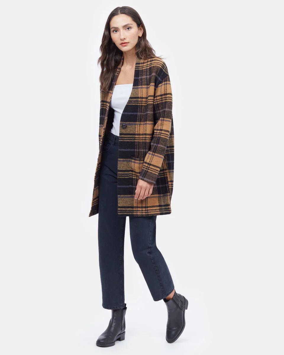 Flannel Cocoon Cardigan - Image 4