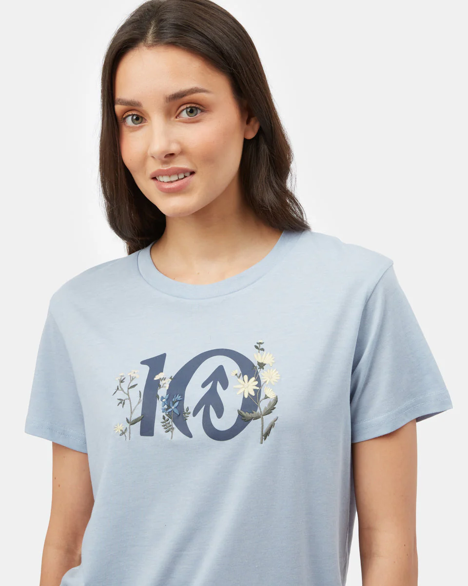 Floral Logo T-Shirt - Image 4