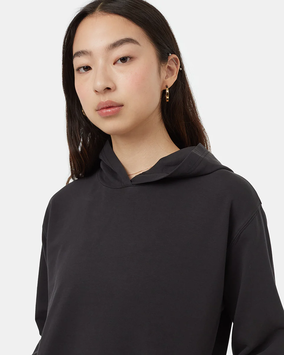 French Terry Cropped Hoodie - Image 4