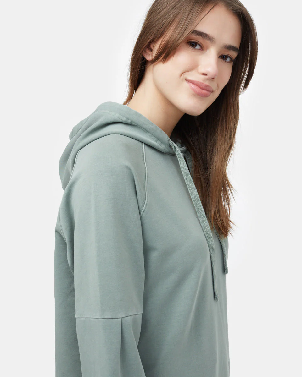 Oversized French Terry Hoodie Dress - Image 4