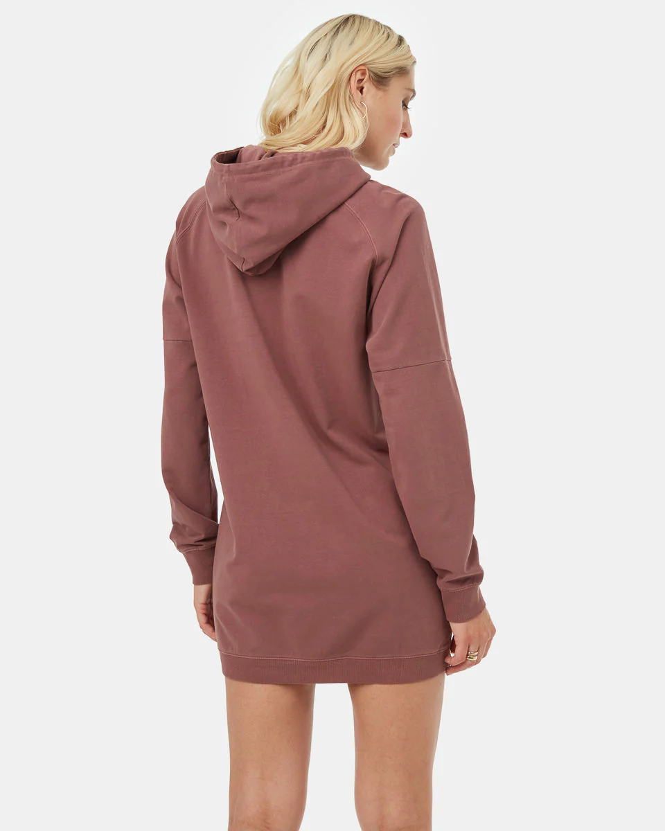 Oversized French Terry Hoodie Dress - Image 3