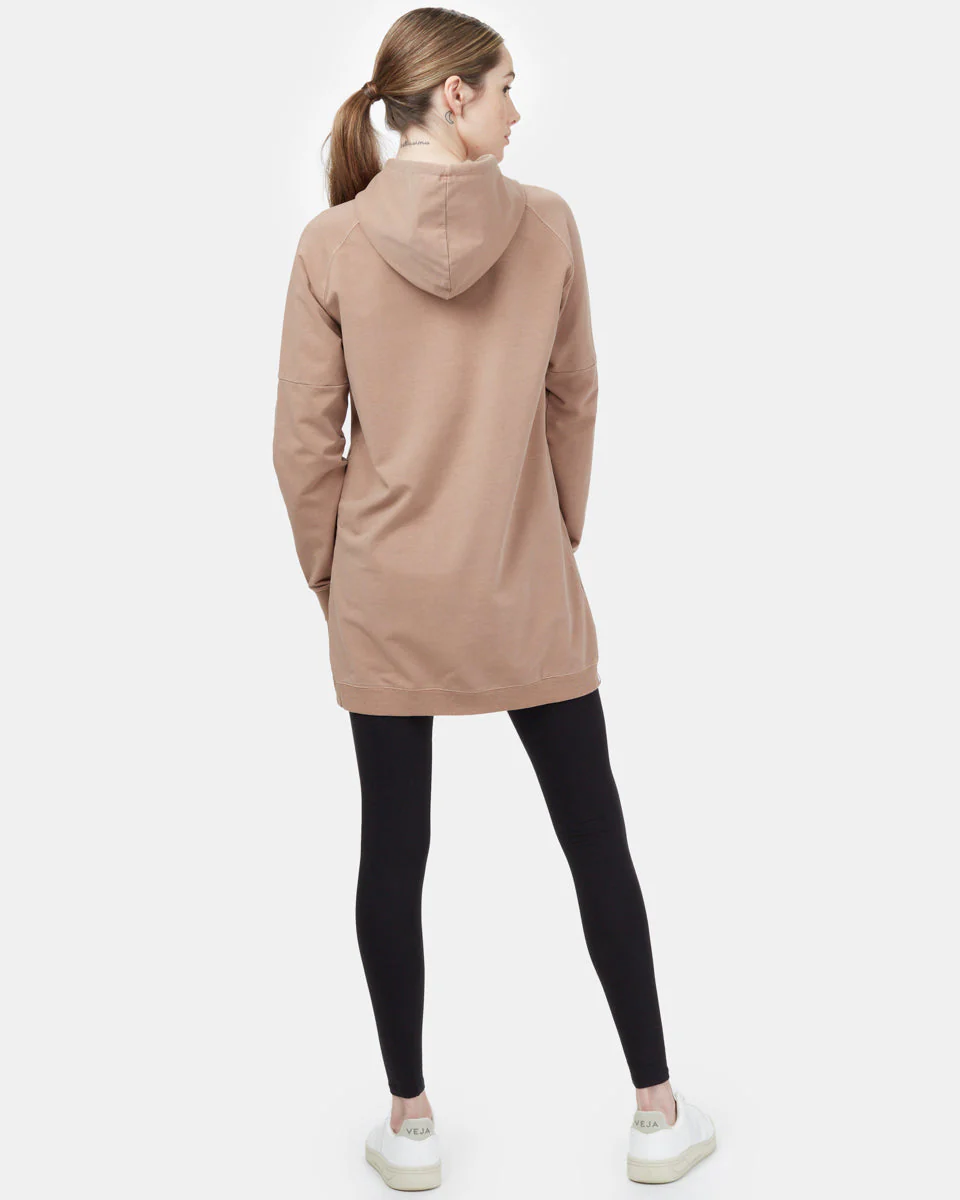 Oversized French Terry Hoodie Dress - Image 3