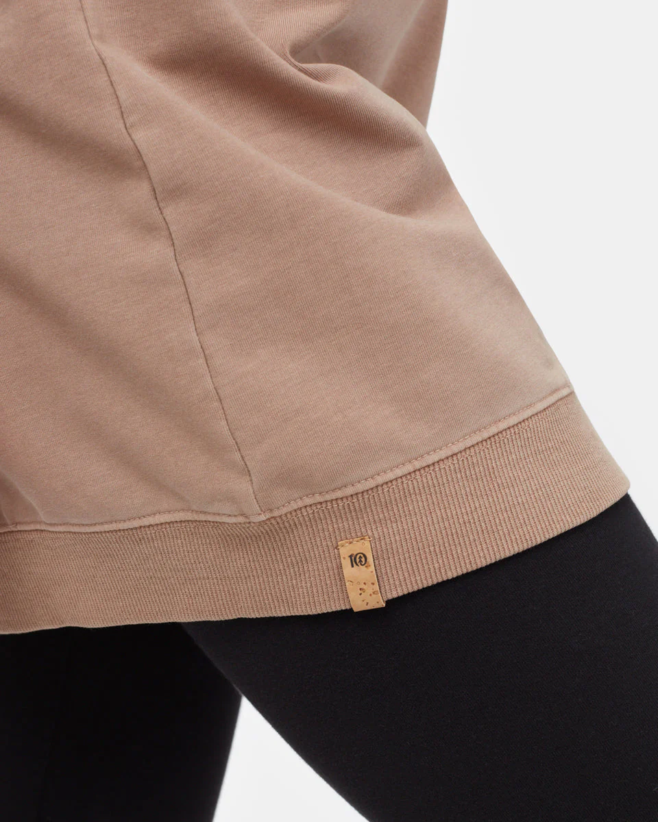 Oversized French Terry Hoodie Dress - Image 4