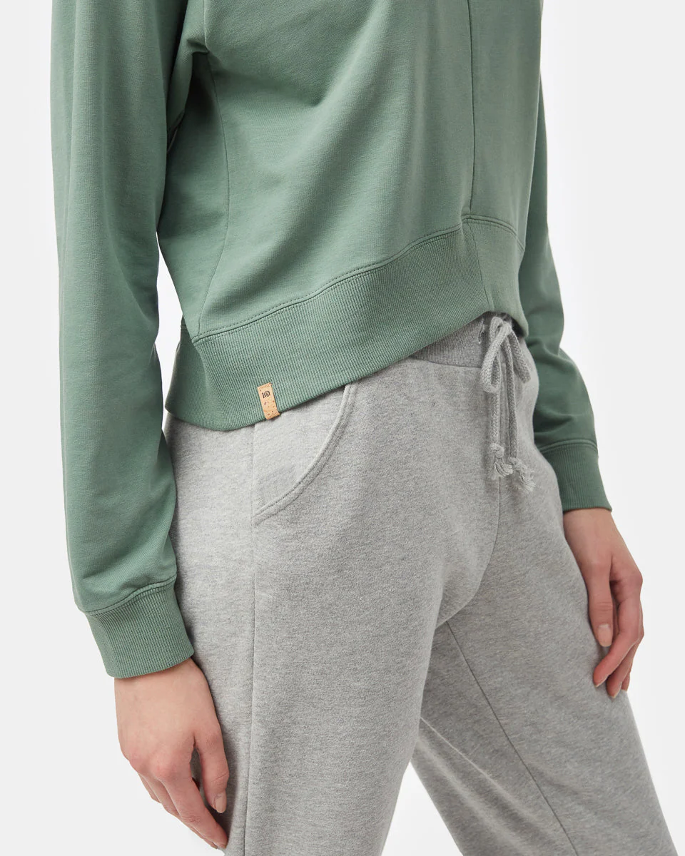 French Terry V Hem Crew - Image 4